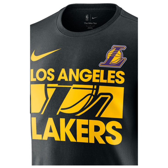 Nike Ανδρική κοντομάνικη μπλούζα Los Angeles Lakers NBA Courtside Tee